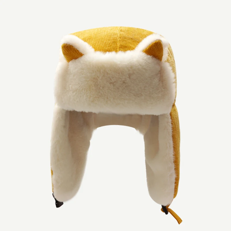 Шапка ушанка женская зимняя из искусственного меха однотонная|Женские