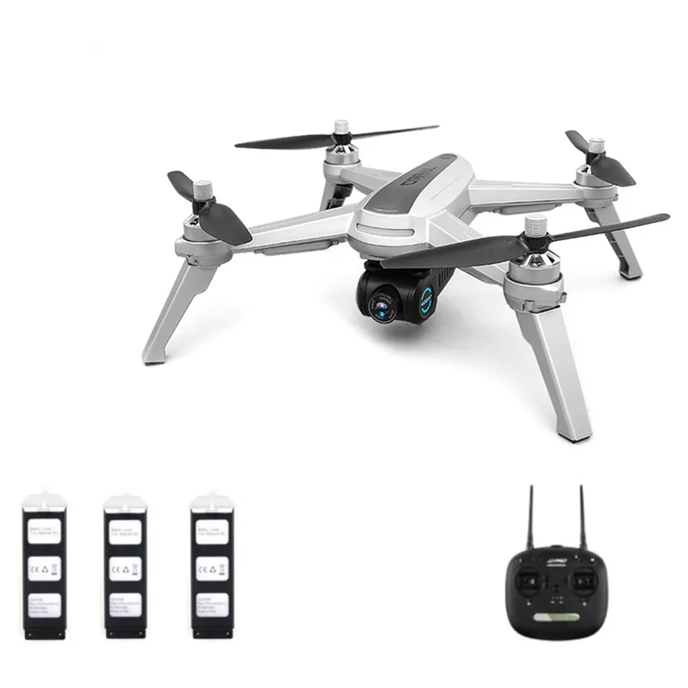 3 Batteries with box JJRC JJPRO X5 5G WiFi FPV Радиоуправляемый Дрон gps позиционирование удержание высоты 1080P камера с интересным бесщеточным Мотором Дрон - Цвет: 3 Batteries with box