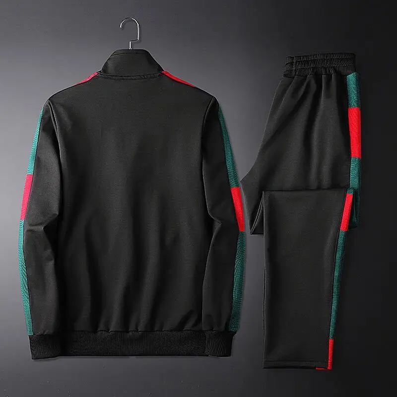 Men's Spring and Autumn Leisure Long Sleeve Suit Youth Korean Fashion Sports Suit Men's Wear Sportswear Two-Piece Set