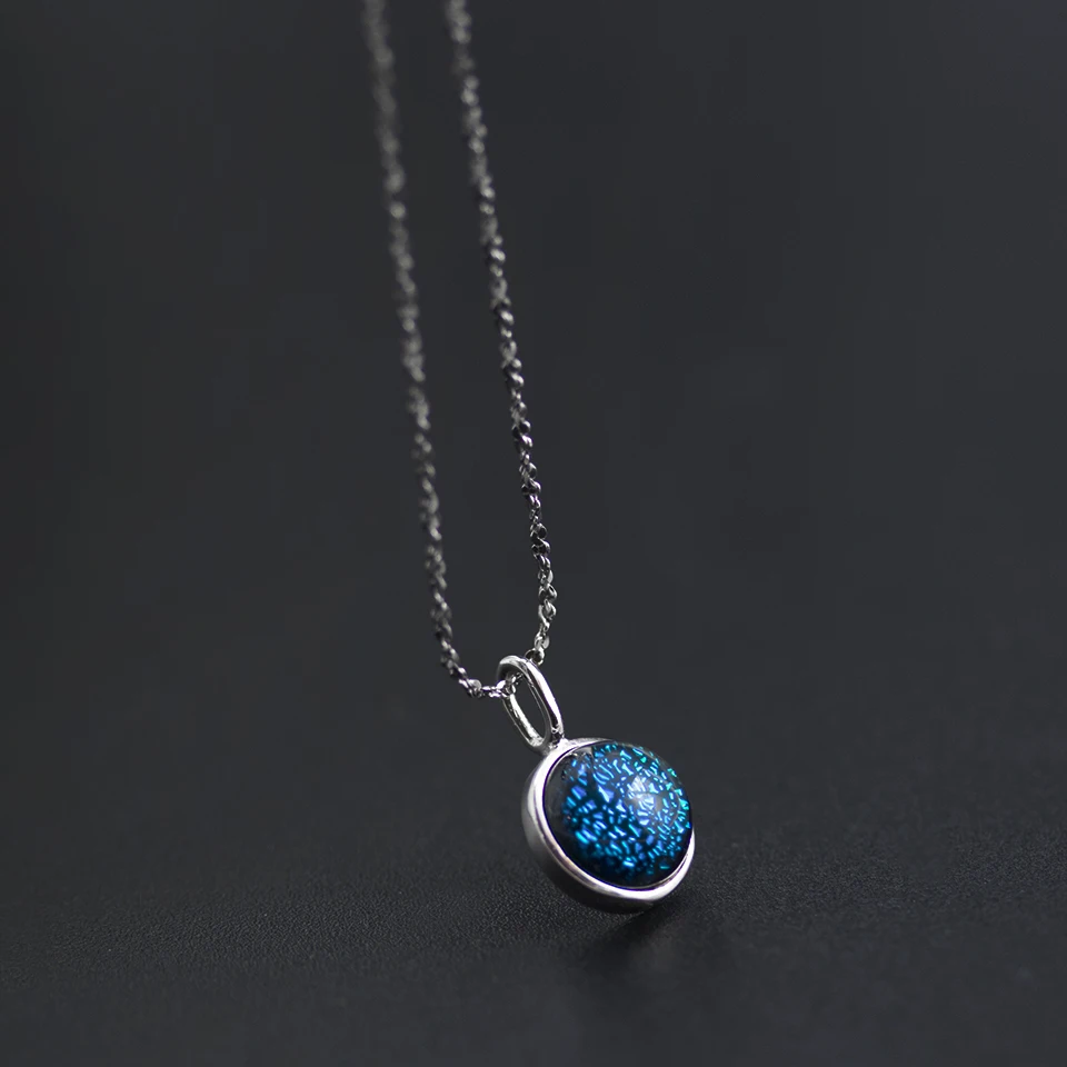 Женское ожерелье из серебра 925 пробы с кристаллами|Подвески| |