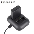 PALO Mini 2-ячейка LP-E10 LCD двойная USB камера зарядное устройство для Canon 1100D 1200D 1300D Kiss X50 X70 X80 Rebel T3 T5 T6