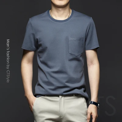 

Men's short sleeve t-shirt fashion casual clothes half sleeve 3427