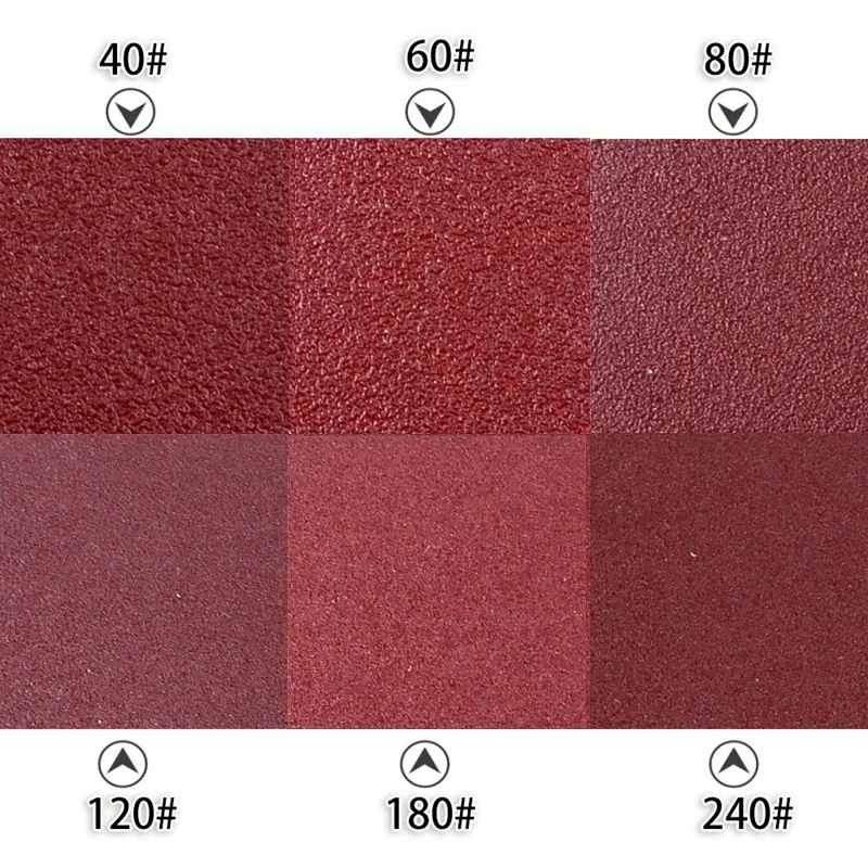 

60 Pieces Mouse Detail Sander Sandpaper Assorted 40/ 60/ 80/ 120/ 180/ 240 Grits