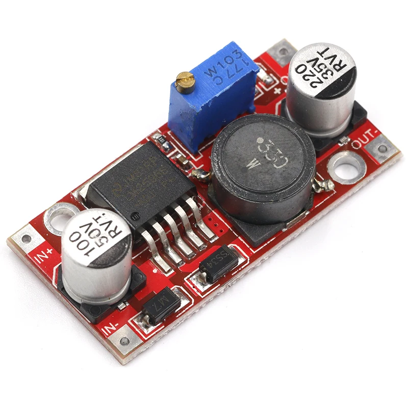 LM2596S adjustable 3 6 46 V 3A Регулируемый понижающий модуль питания с защитой от обратного