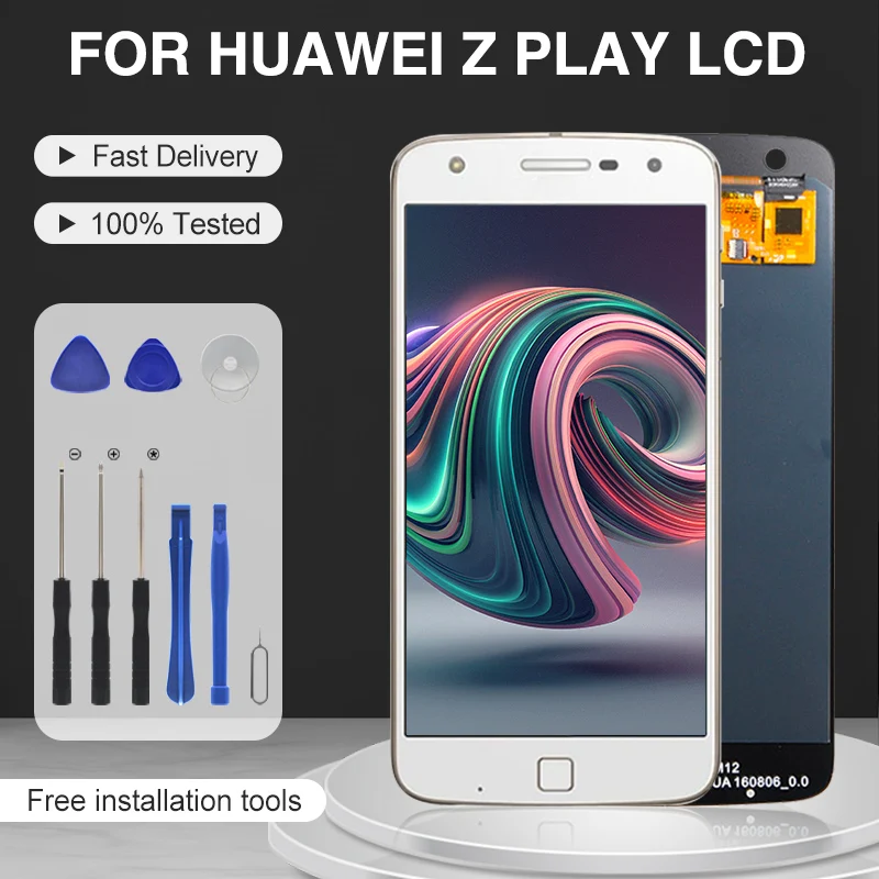 Catteny 5 дюймов OLED для Motorola Moto Z Play ЖК сенсорный экран XT1635 дисплей дигитайзер в сборе