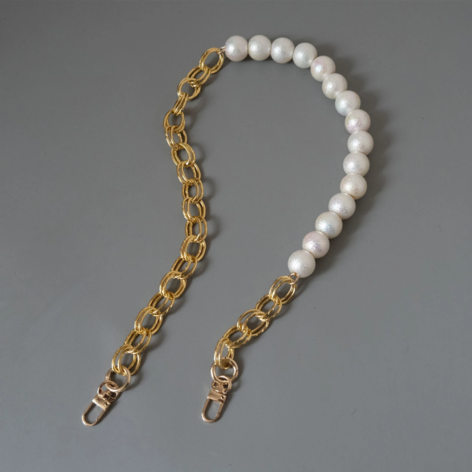 

30-120cm Imitation Pearl Beads Bag Chains DIY Purse Chain Strap for Women Shoulder Bag Belt Replace Hardware Handbag Accessory