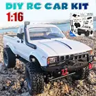 WPL C24 116 2,4G полноприводный гусеничный грузовик, внедорожник сделай сам, Радиоуправляемый автомобиль с высоким крутящим моментом, игрушечный автомобиль для скалолазания, рождественские подарки на день рождения