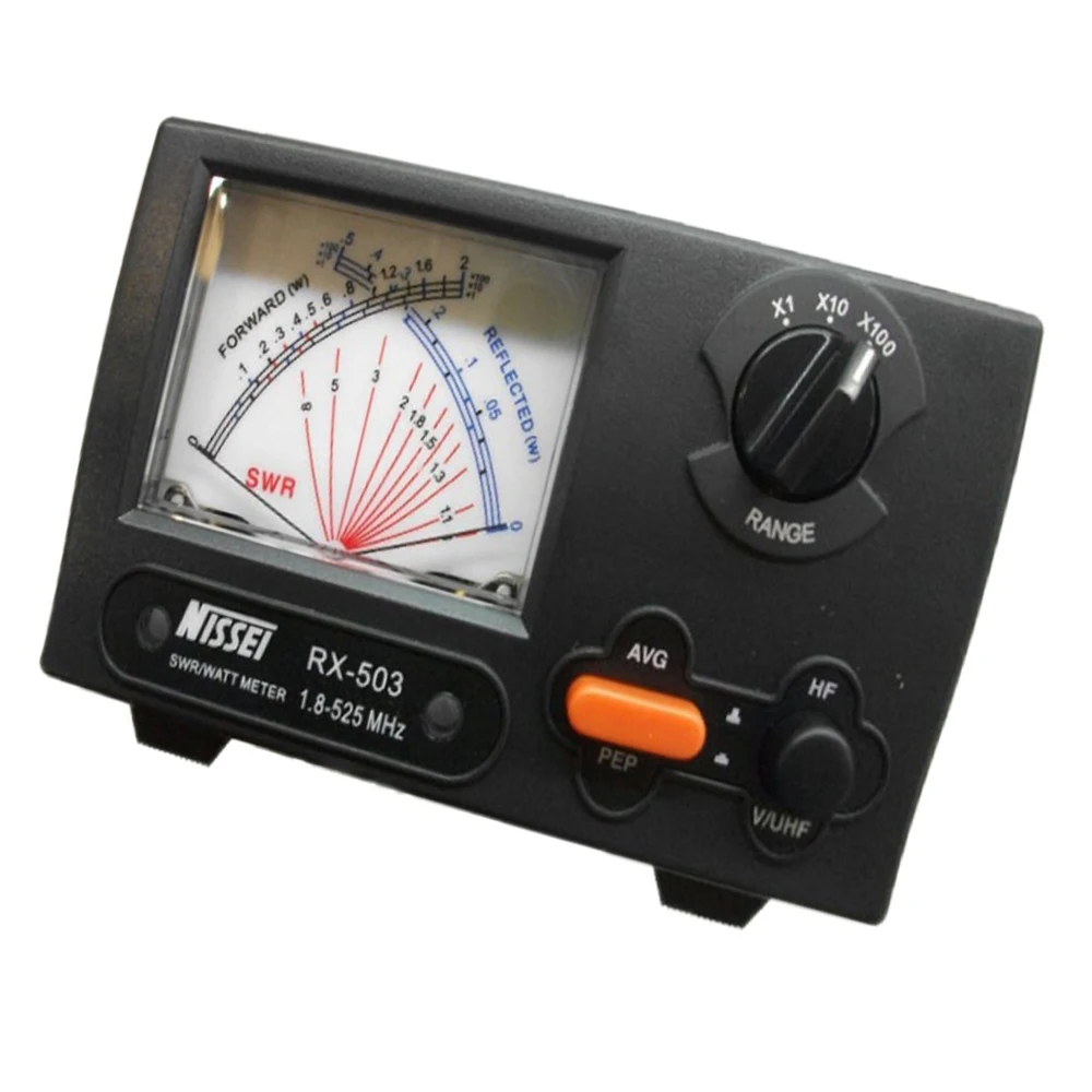 NISSEI RX-503 SWR/Watt Meter 1.8-525MHz 2/20/200W for Radio Transeciver Antenna Power SWR meter | Мобильные телефоны и