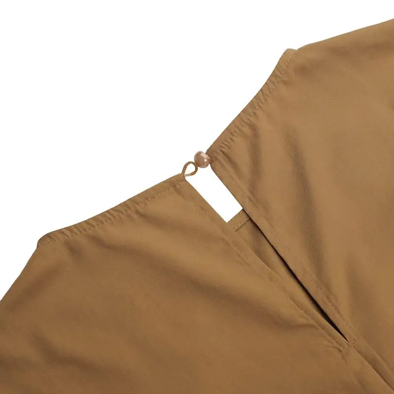 

Elegant Spring Solid Ruffle Tops ZANZEA 2021 Women's Puff Sleeve Blouse Blusas Female Casual Hollow Tops Chemise Plus Size Tunic