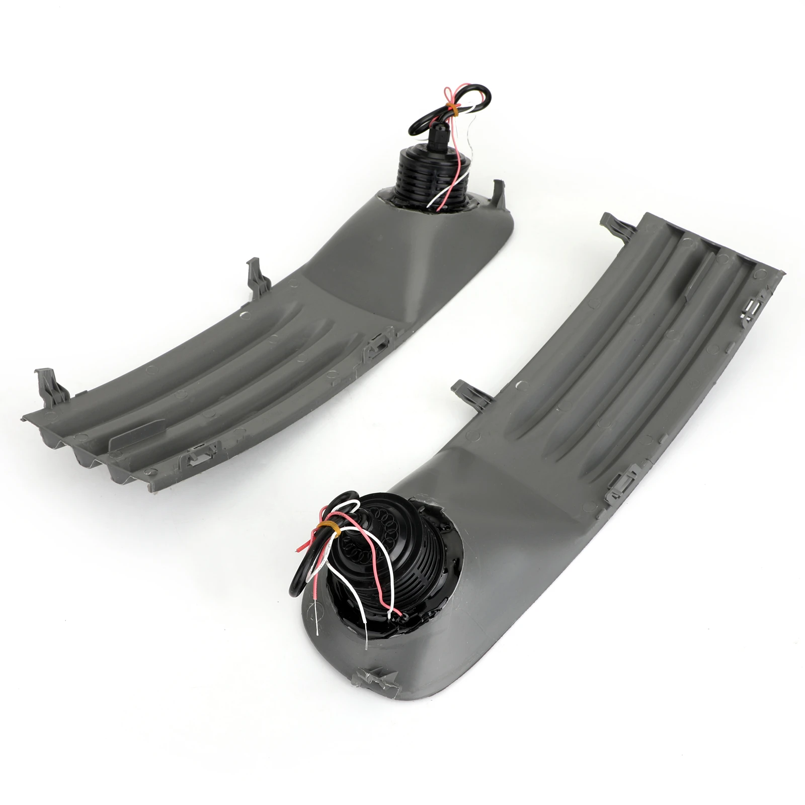 

Areyourshop Front Fog Lights Angel eyes Lamp Cover Grille Set For Transporter MK5 MKV T5 2003-2009 Bumper Fog Light Car Parts