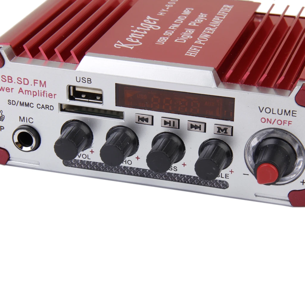 DC12V hi-fi MP3 Усилитель мощности с USB SD/MCC портом дистанционного управления для