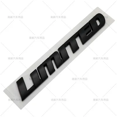 1X Автомобильный 3D хромированный Черный ABS значок-наклейка роскошный