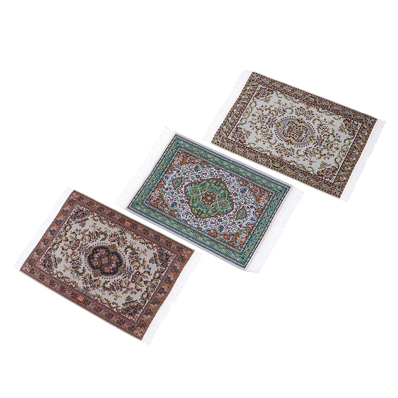 

New Turkish Style Area Rug/Carpet/Mat Floor Coverings for Dolls House Any Rooms Furniture Decoration 1/12 Dollhouse Miniature