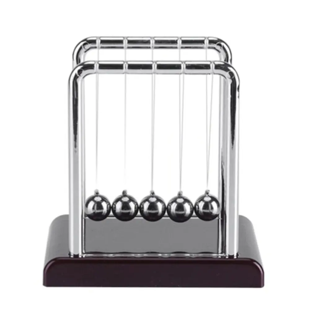 

School Children Swing Pendulum Plastic Early Development Educational Desk Toy Newtons Cradle Steel Balance Physics Ball