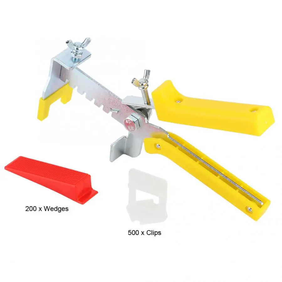 Напольные стены пластиковые плитки выравнивания системы инструменты 500 x зажимы +