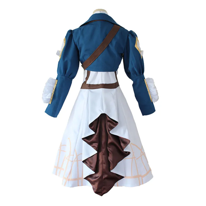 Аниме фиолетовые костюмы для косплея эверсада фиолетовый костюм женское платье