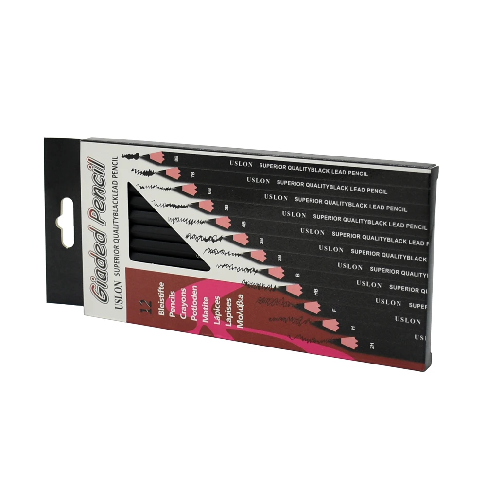 12 шт. Профессиональный эскиз и рисование пишущий карандаш канцелярские