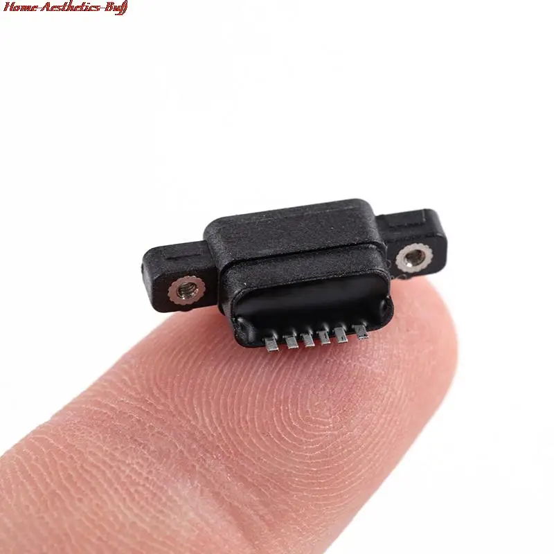 2 шт. usb 3.1 Type-C 6-контактный разъем SMD DIP-разъем для быстрой зарядки печатной платы