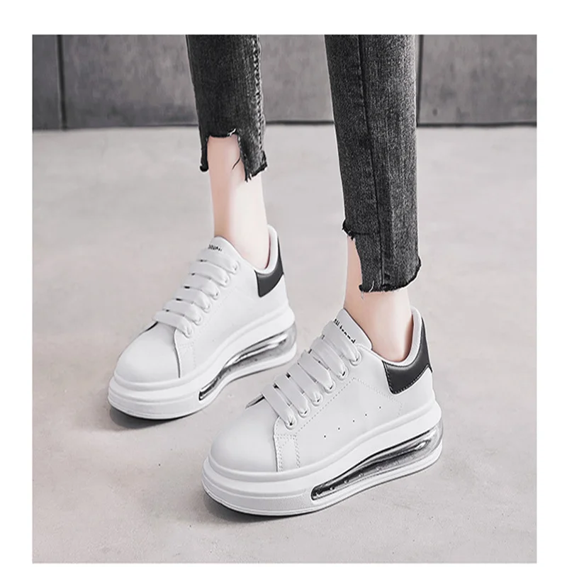 

2021 Autumn New Women's Shoes Fashion White Shoes Casual All-Match Sports Shoes Female Student Board Shoes