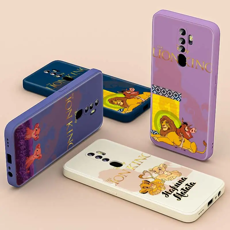 

The Lion King Cute For OPPO A74 A73 A55 A54 A52 A11 A94 A93 A92 A91 A11K A9 A16 A7 A1K 2020 Liquid Silicone Phone Case