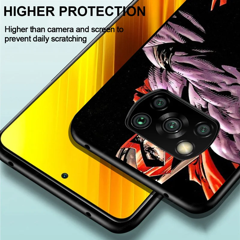 

Marvel Avengers Magneto For Xiaomi Poco C3 M3 M2 X3 NFC X2 F3 F2 F1 Mi Play A3 A2 Pro Soft TPU Silicone Black Cover Phone Case