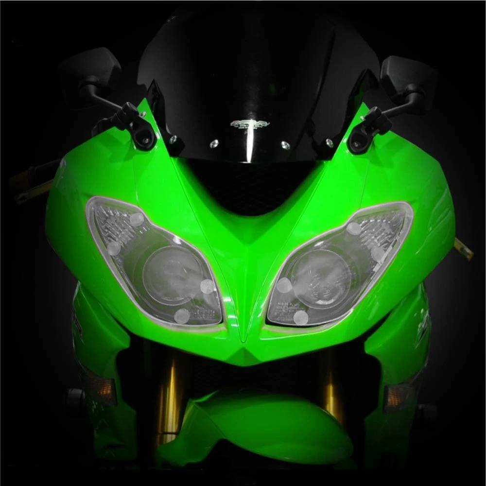 

Для ниндзя ZX-6R ZX6R 2009-2016 2010 2011 2012 2013 2014 2015 фара Мотоцикла защитная крышка Акриловая линза