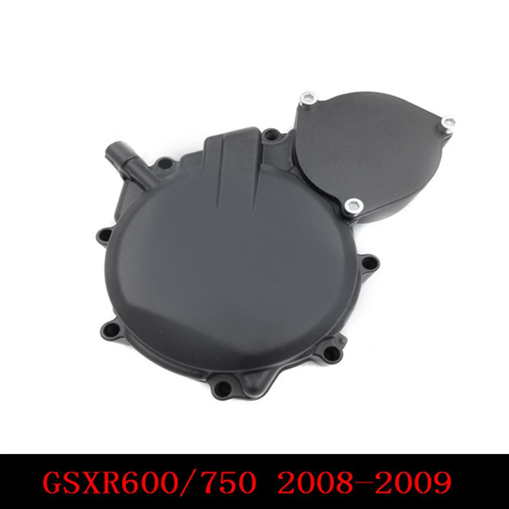 Ель для Suzuki GSXR600 GSXR750 GSX R GSXR 600 2008 2009 крышка статора двигателя мотоцикла черная