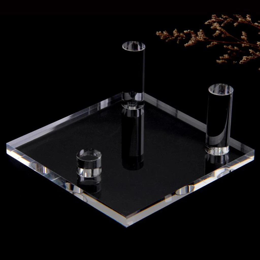 Акриловые Дисплей стенд держатель поддержка полки база для выплавки стали