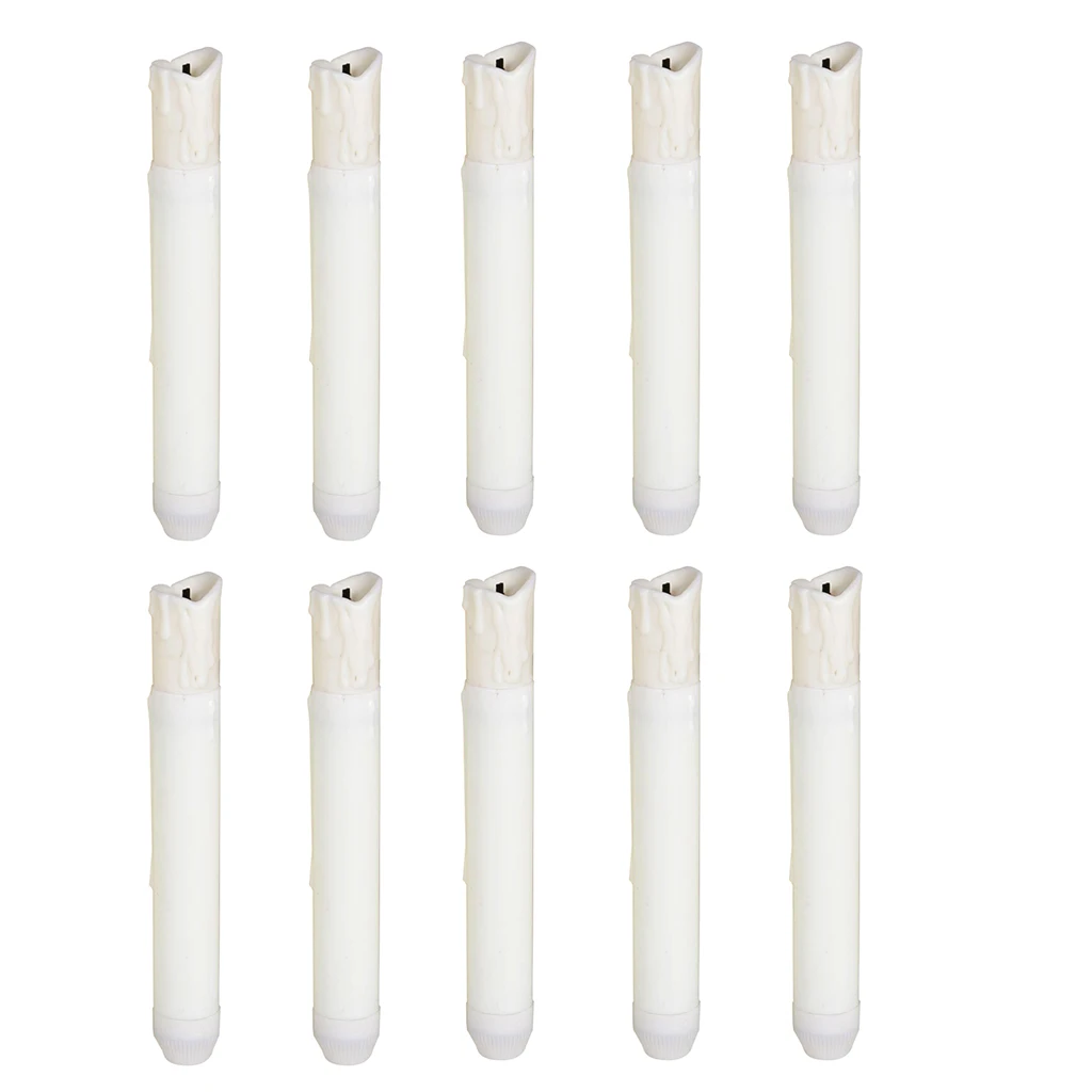 10 шт. беспламенный светодиодный светильник для украшения свечей|Свечи| |