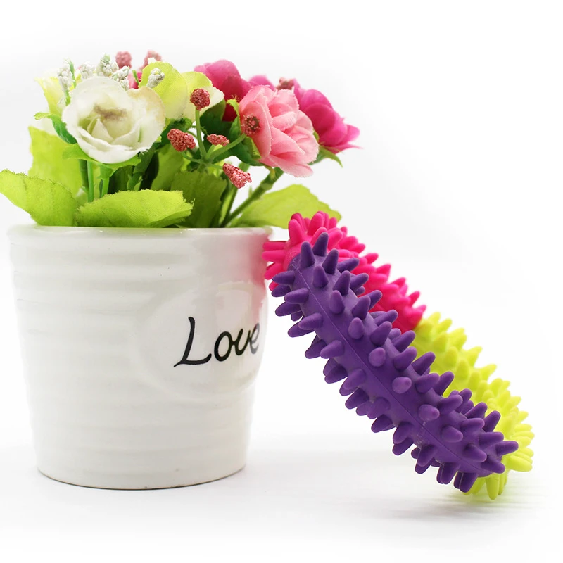 Игрушка для собак трехцветное кольцо мягкий резиновый Прорезыватель зубов