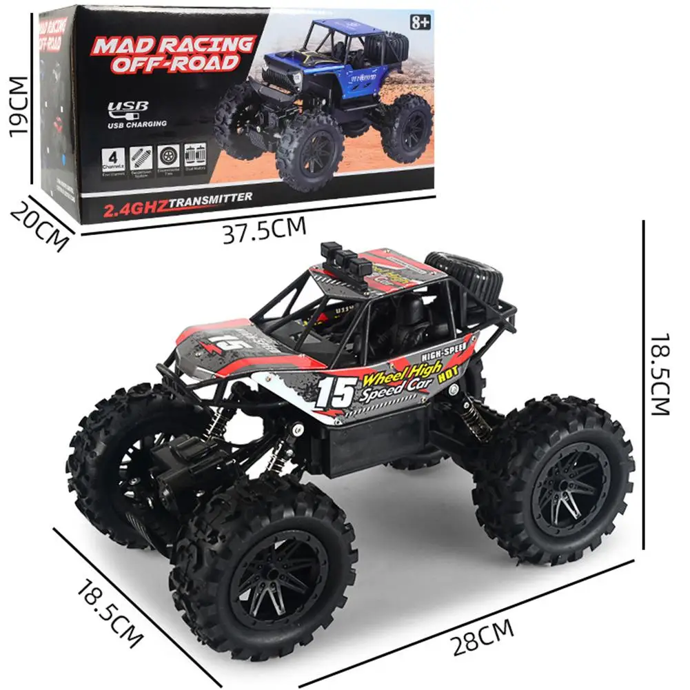 

Kuulee Off-road Remote Control Vehicle 2.4G Wireless High Speed Car 1:14 Children Toy Model Car