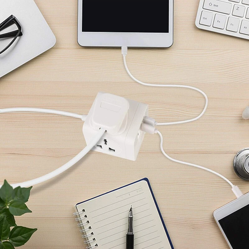 3318 Европейская дорожная мощность для Cube удлинитель 4 гнезда 3 usb порта зарядки