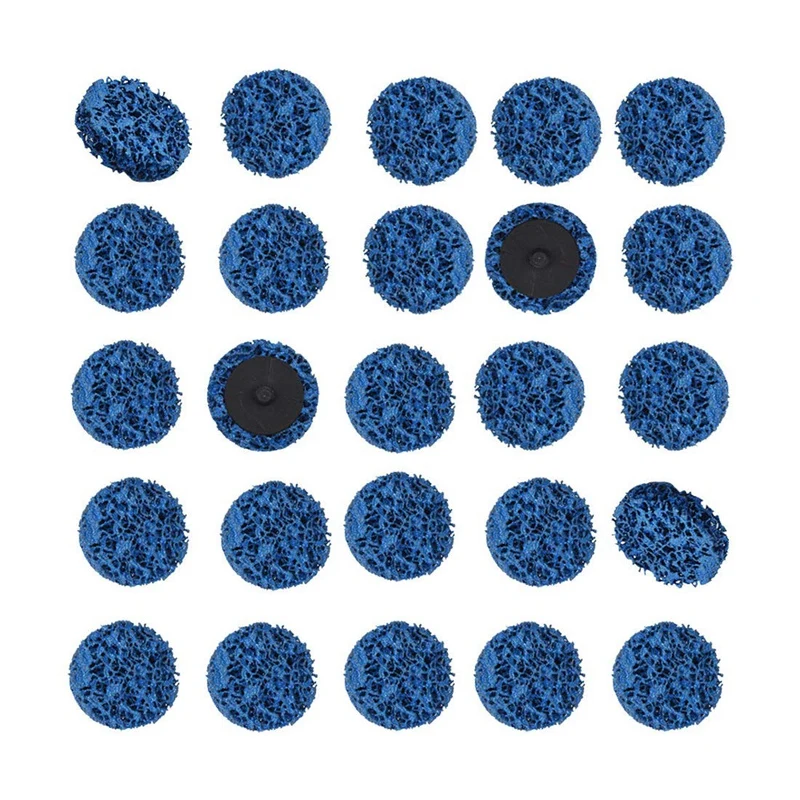 

25 Pack 2 Inch 50mm Quick Change Roloc Easy Strip & Clean Discs -Removes Rust,Strips Paint,Cleans Welds