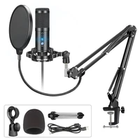 profession usb microphone pc condenser microphone for computer gaming karaoke recording studio mic for youtube twitch streaming
