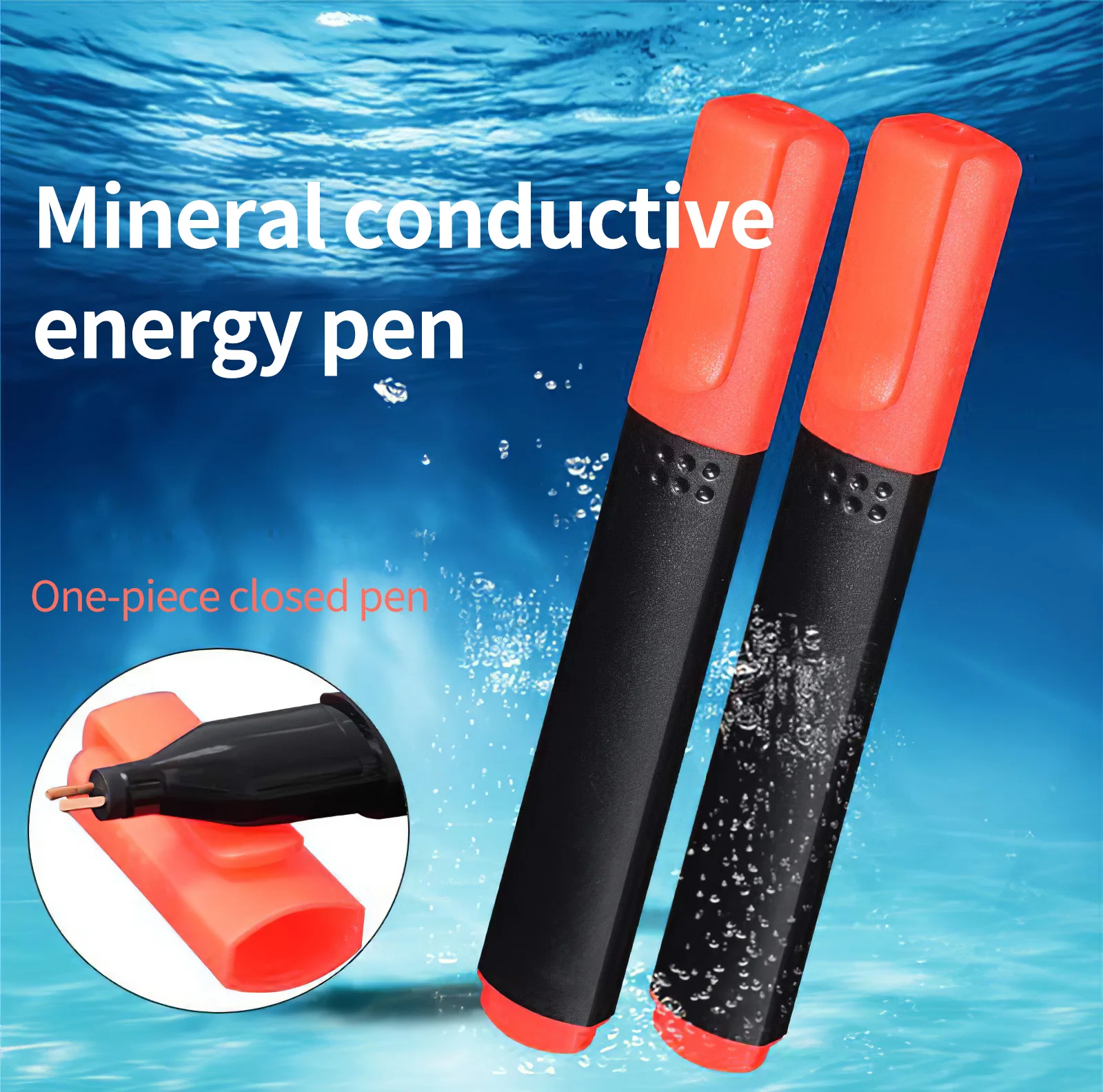 

BIO Energy Analyzer Mineral Water Quality Tester Test Pen Battery Powered Water Purity Meter Copper Probe Conductive Pen