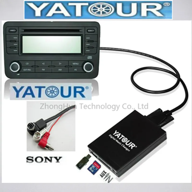 Yatour USB SD Card AUX Stereo for Sony CDX-CA400 Head Unit I