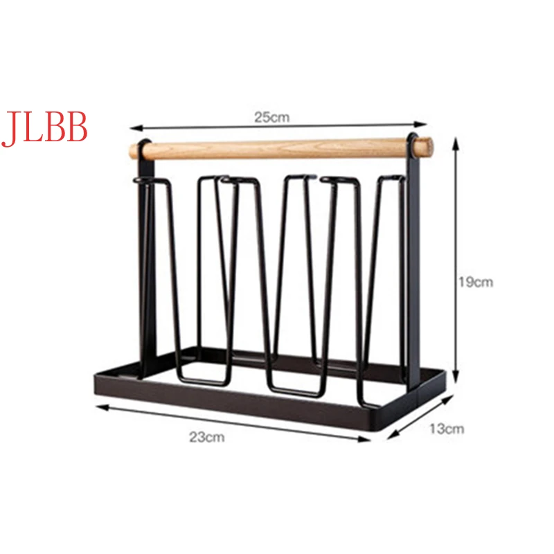 

Kitchen Utensils Wrought Iron Cup Holder Creative Household Drain Cup Shelf For Kitchen Cup Storage Rack Hanging Drainer Storage