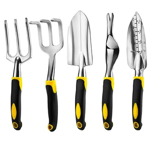 Garden Tool Hand Trowel Bonsai Shovel Rake Cultivator Weeder Tools With Ergonomic Handle Garden Lawn Farmland Transplant 10 item image