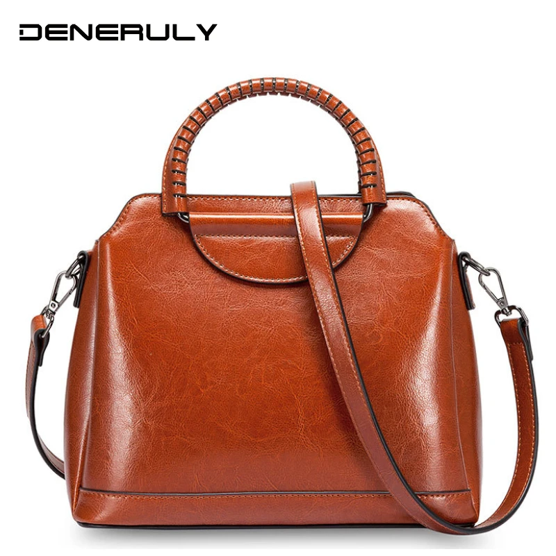 2019 натуральная кожаная сумка для дамы высокий Ёмкость сумки-шопперы женщин