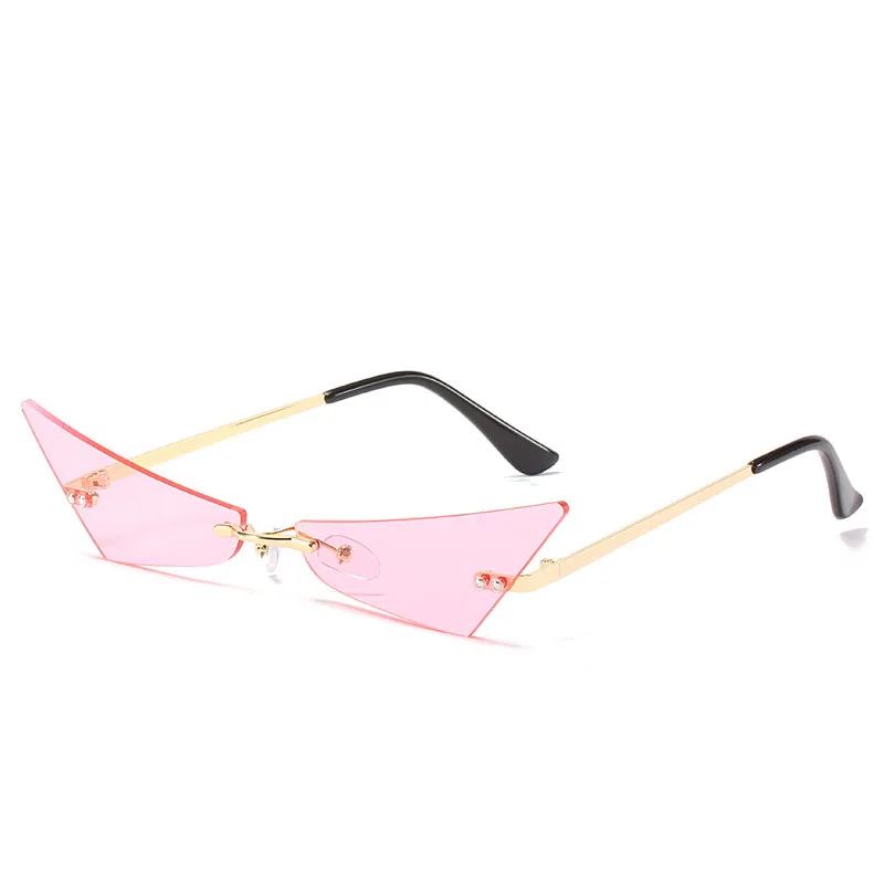 

Female Eyeglasses Fashion Triangle Sunglasses For Women Men Small Frame Sun Glasses Buddy Vintage Internet celebrity recommend