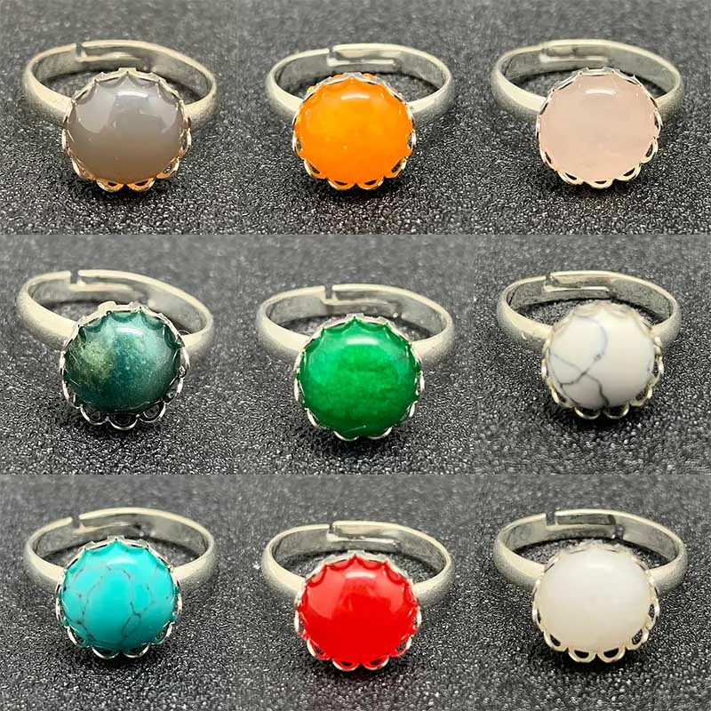 Модная обувь на каблуке 10 мм натуральный камень ювелирное изделие кольца для