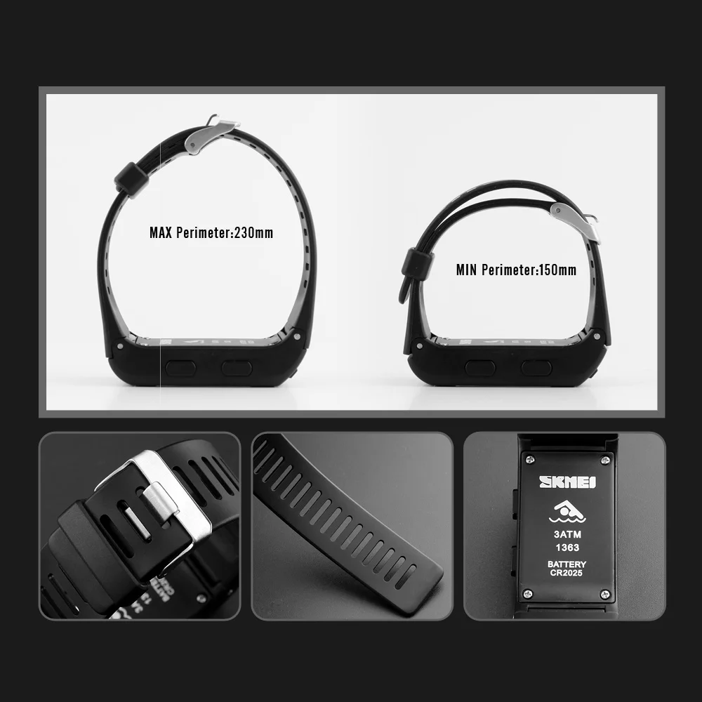 

SKMEI Pedometer 3D Men Women Sport Watch Calories Digital Wristwatches For Mens Ladies Fashion Waterproof digital watch 1363