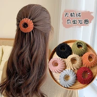 2021 women hair device big hair claw clips birds nest hairpin korean bun hair disk ponytail solid curler headwear accessories