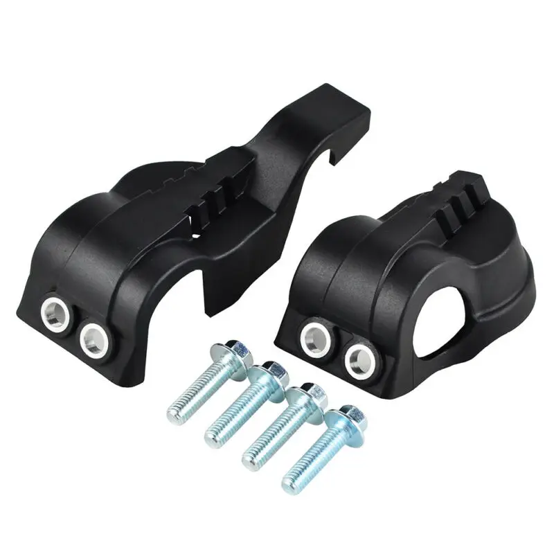 

ABS Plastic Motorcycle Leg Protector 1 Pair For Lower Black Durable Brand New