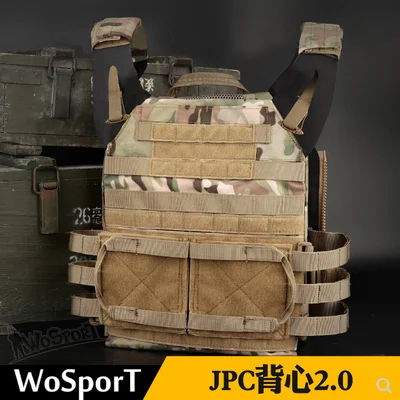 Wosport Открытый тактический Расширенная защита JPC жилет версия 2 0 амфибия боевой