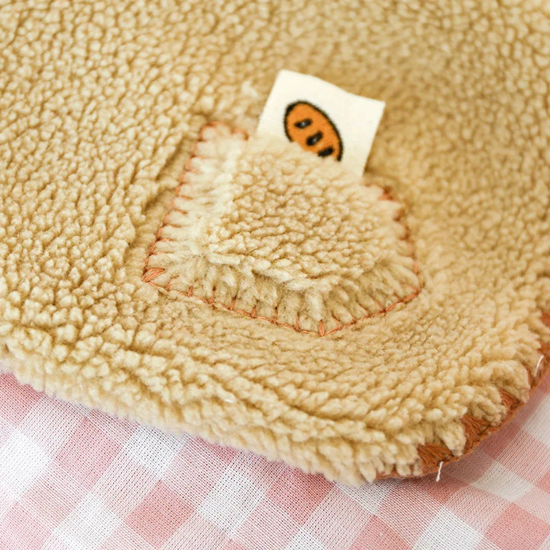 Одежда для собак теплый плюшевый свитер жилет одежда бархатный из ягненка тканый