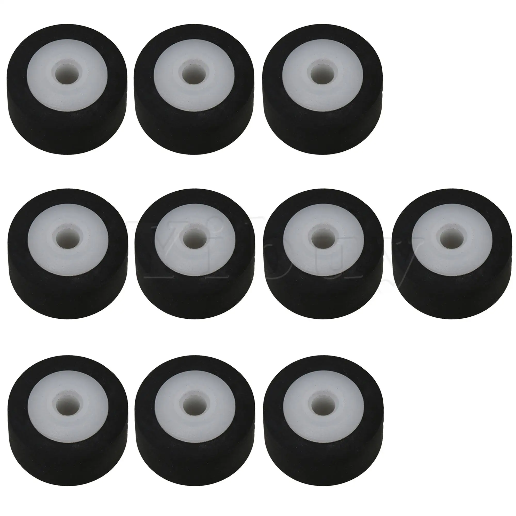 

10pcs 13x6x2.5mm Rubber Bearing Roller Guide Pulley Bearing Wheel Pinch Roller for Tape Recorder