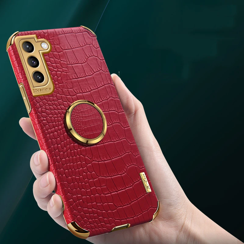 Чехол-накладка для Samsung Galaxy S21 S20 FE Plus Ultra из крокодиловой кожи | Мобильные телефоны