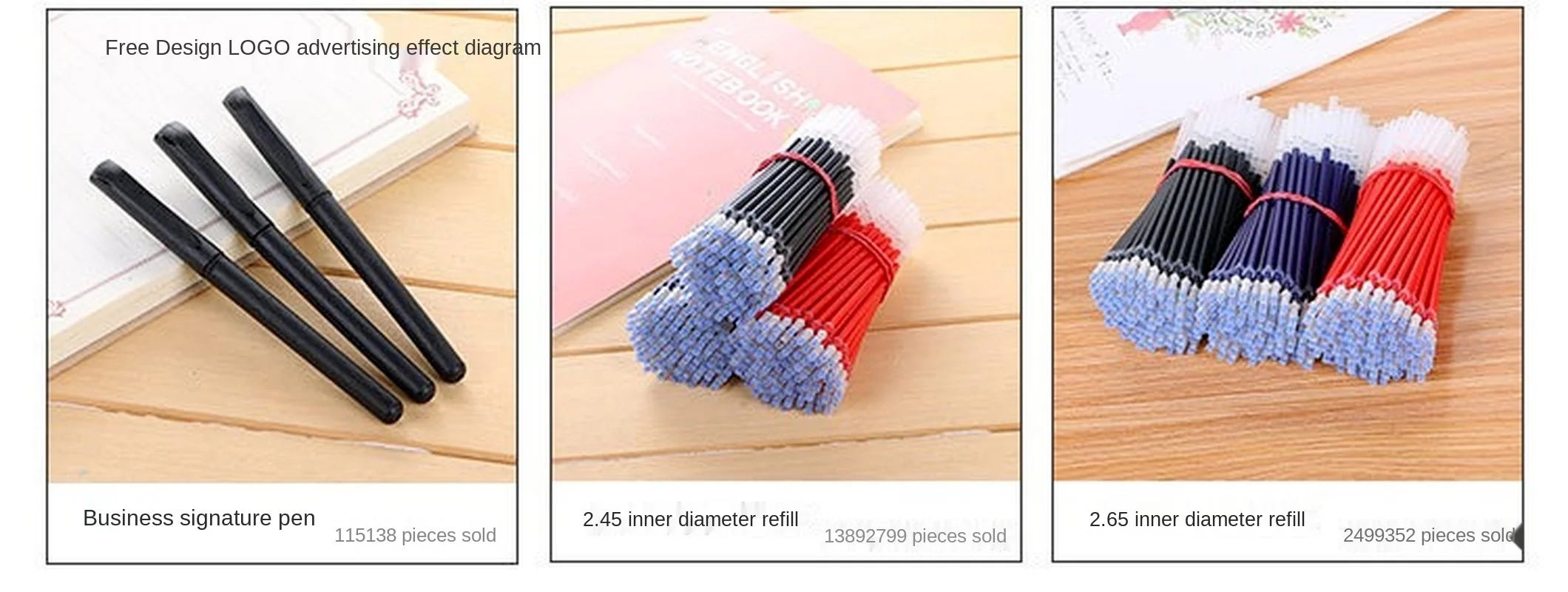 

30-50 plus 50 refills Neuter refill Black BlueInk Pen Set 0.5mm Bullet nib School and officewriting suppliesStationsareavailable