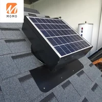 40 watt 2040 cfm black solar powered attic fan roof vent for roof air ventilation fan without electric power